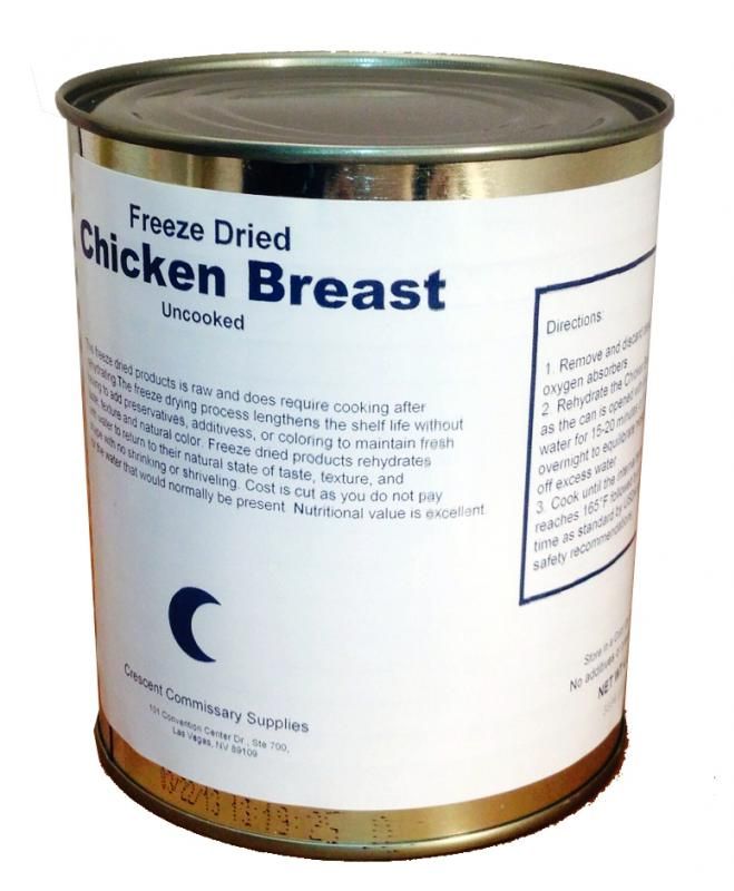 Freeze Dried Chicken Breast